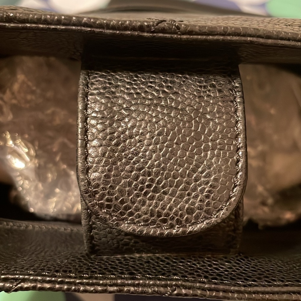 Chanel PST Black Quilted Caviar Shoulder Bag - Picture 12 of 16
